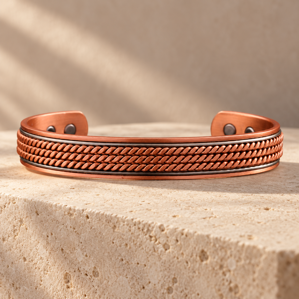 KindCopper braided cuff concept